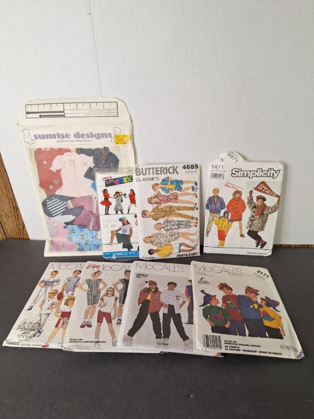 Assorted Lot/8  Vintage  Simplicity, MC Call's, kids cut & Uncut Patterns++